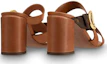 Shop (W) Louis Vuitton Horizon ''Bruine Kalfsleren Hoge Hakken Mule'' 1A5BZL
