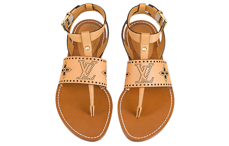 Lookbook (W) Sandalia Plana Louis Vuitton Horizon 'Marrón' 1A9RKG