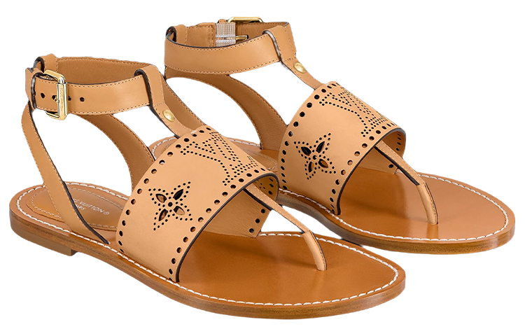 Shop (W) Sandalia Plana Louis Vuitton Horizon 'Marrón' 1A9RKG