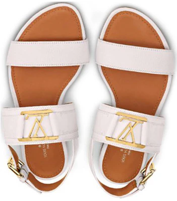 (Women) Louis Vuitton Horizon Flat sandals 'White' 1A64WE Shop (Women) Louis Vuitton Horizon Flat sandals 'White' 1A64WE