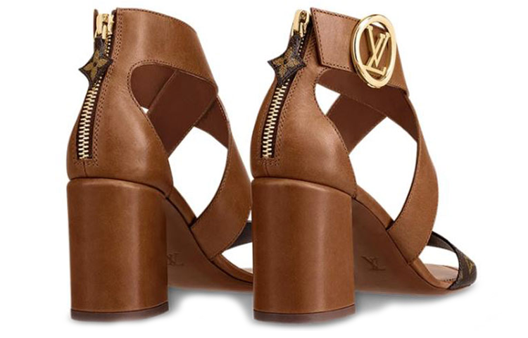 Shop (Women) Louis Vuitton Horizon sandals 'Brown' 1A5OWE