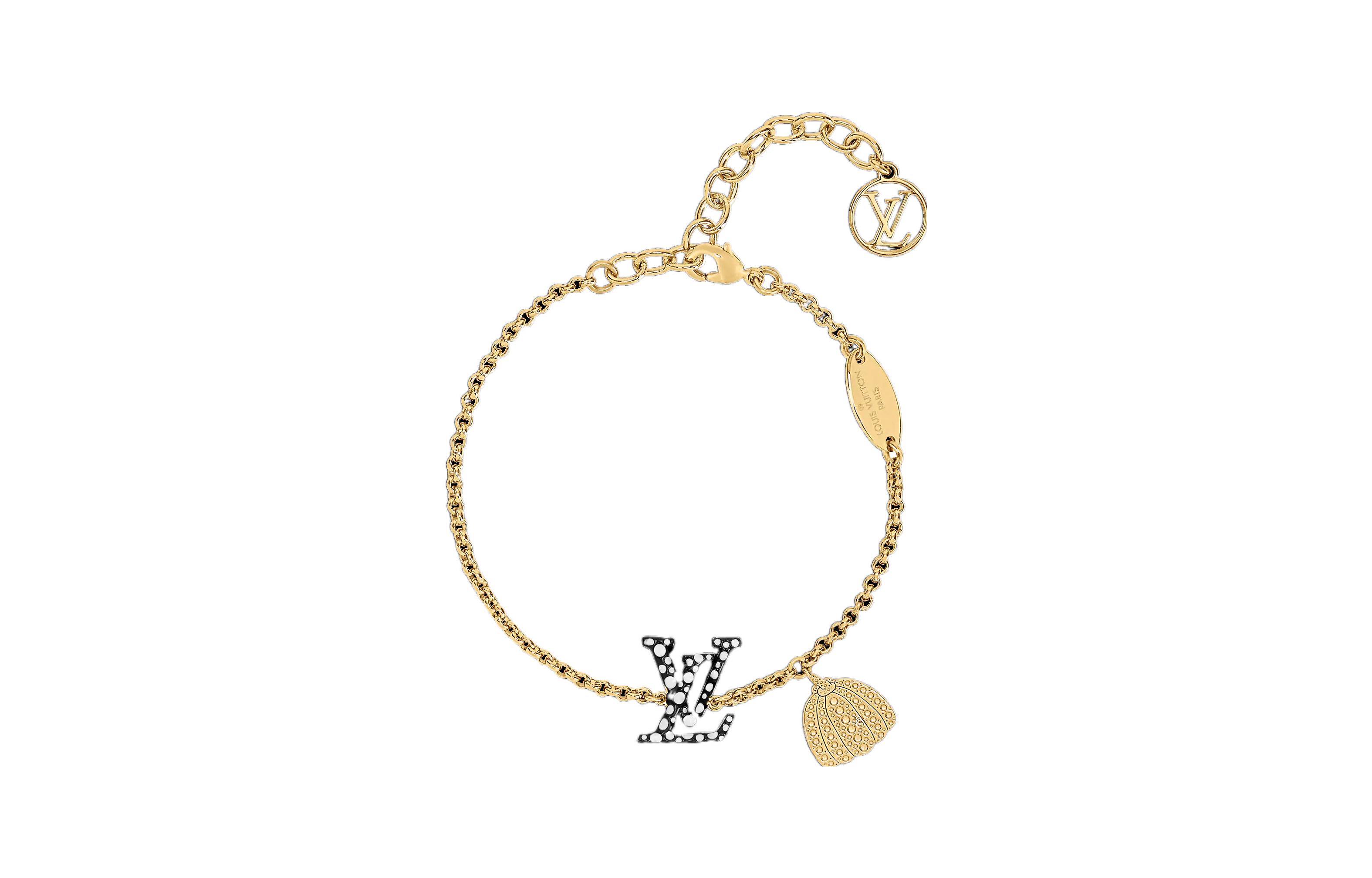 (Women) LOUIS VUITTON Iconic Infinity Dots LV X YK Gold  Bracelet Limited Edition M0969A 圖 2