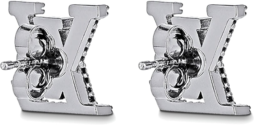 (W) 루이비통 아이코닉 LV 모노그램 블랙 메탈 귀걸이 M00941 Lookbook (W) 루이비통 아이코닉 LV 모노그램 블랙 메탈 귀걸이 M00941