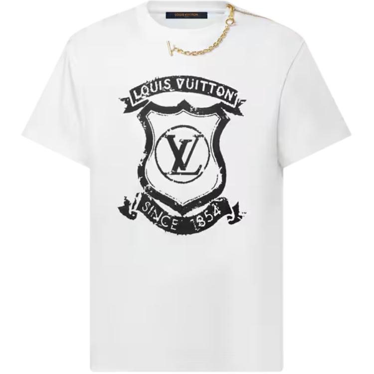 (Women) LOUIS VUITTON Iconic Zipper Detail Crewneck T-Shirt 1AIANW