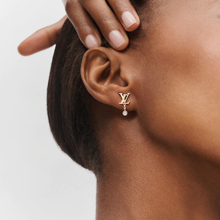 (Women) LOUIS VUITTON Idylle Blossom 18K Gold Diamond Earrings for Women. Q96549 圖 3