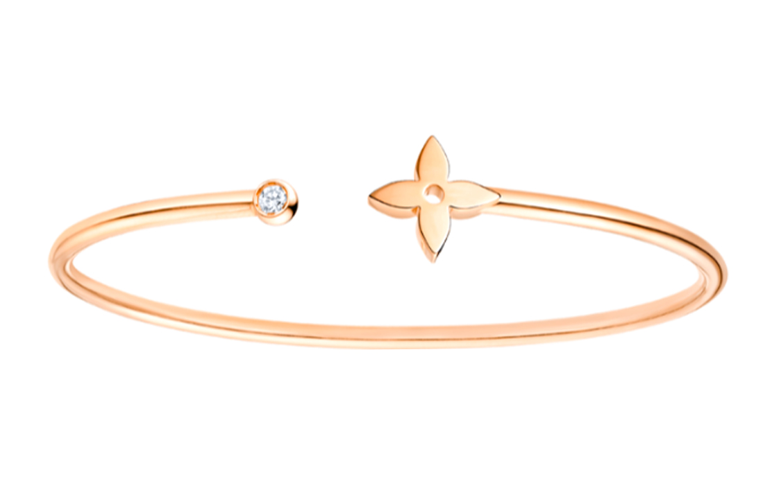 Order (W) 路易威登 Idylle Blossom 18K 玫瑰金鑽石手鏈 女款 Q95533