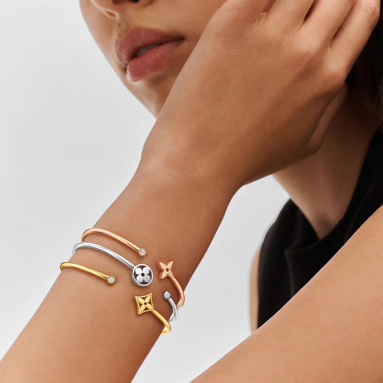 Shop (W) 路易威登 Idylle Blossom 18K 玫瑰金鑽石手鏈 女款 Q95533