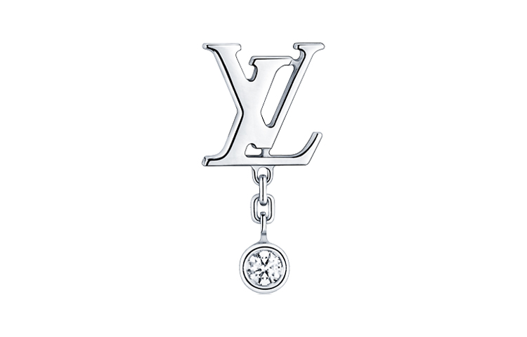 (Women) Louis Vuitton Idylle Blossom 18K White Gold Diamond Stud Earrings for Women. Q96544 圖 2