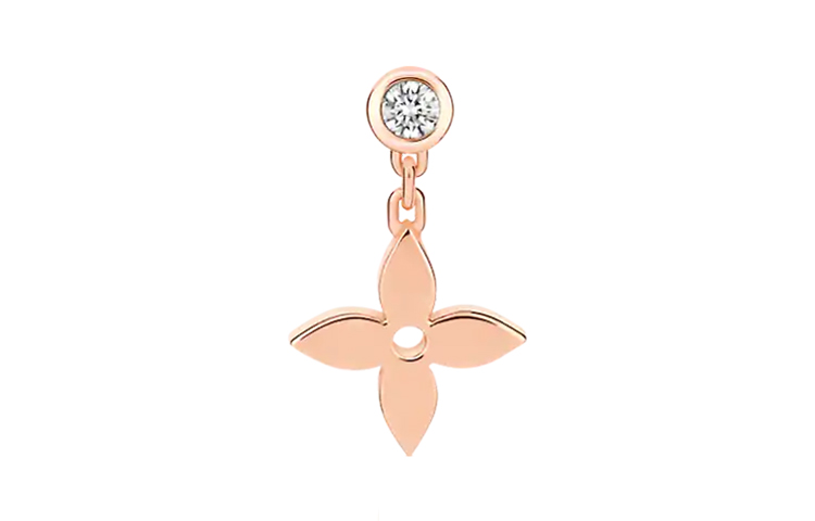 (Women) LOUIS VUITTON Idylle Blossom Diamond 0.04ct 18K Rose Gold Earrings Q96169