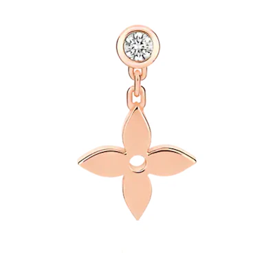 (Women) LOUIS VUITTON Idylle Blossom Diamond 0.04ct 18K Rose Gold Earrings Q96169