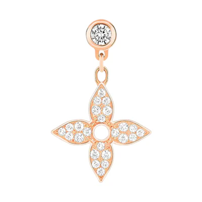(Women) Louis Vuitton Idylle Blossom Rose Gold Diamond Earrings Fashion Trend Q06169