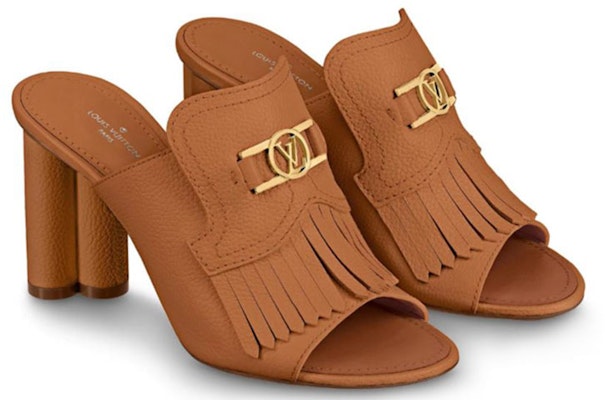 (Women) Louis Vuitton Indiana High Heel Slide 'Brown Monogram' 1A85WU Lookbook (Women) Louis Vuitton Indiana High Heel Slide 'Brown Monogram' 1A85WU
