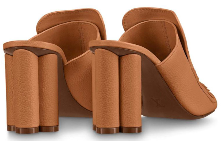 Shop (W) 루이비통 인디아나 모노그램 하이힐 슬라이드 (브라운) 1A85WU