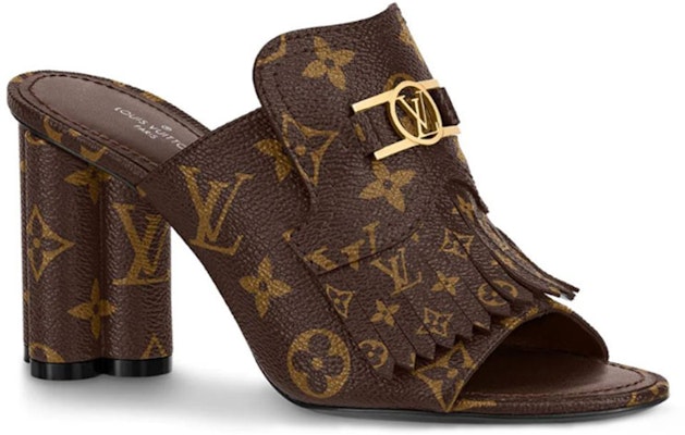 (Women) Louis Vuitton Indiana Monogram 'Canvas High-Heel Mule' 1A8656 Order (Women) Louis Vuitton Indiana Monogram 'Canvas High-Heel Mule' 1A8656