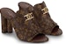 (W) Louis Vuitton Indiana Monogram 'Kanvas Tumit Tinggi Mule' 1A8656