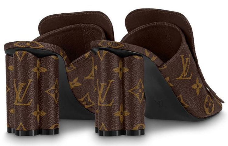 Shop (W) ルイ・ヴィトン インディアナ モノグラム キャンバス ミュール 1A8656