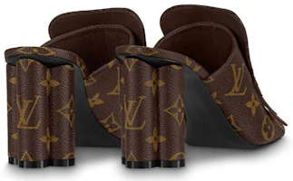 Shop (W) Louis Vuitton Indiana Monogram 'Canvas Sepatu Hak Tinggi' 1A8656
