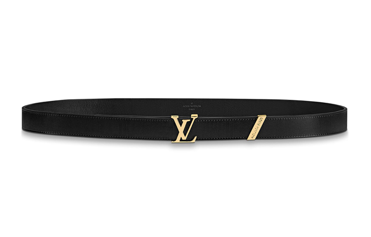 (Women) Louis Vuitton Initiales Black Leather Belt 2cm with Original Box M9578 圖 3