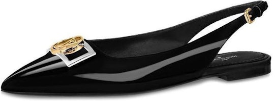 (Women) Louis Vuitton Insider 'Black Leather Pointed-Toe' 1A6725 (Women) Louis Vuitton Insider 'Black Leather Pointed-Toe' 1A6725