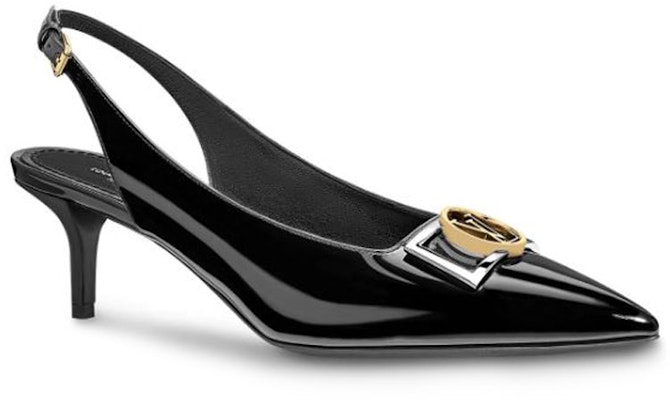 (W) Louis Vuitton Insider 'Tacón Alto de Charol y Cuero Abierto por Detrás' Negro 1A66BX Order (W) Louis Vuitton Insider 'Tacón Alto de Charol y Cuero Abierto por Detrás' Negro 1A66BX