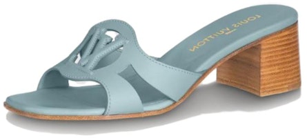 (Women) Louis Vuitton Isola 45mm Sandals 'Teal' 1ABYSE (Women) Louis Vuitton Isola 45mm Sandals 'Teal' 1ABYSE