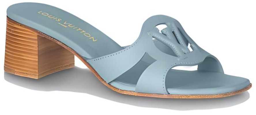 (Women) Louis Vuitton Isola 45mm Sandals 'Teal' 1ABYSE Order (Women) Louis Vuitton Isola 45mm Sandals 'Teal' 1ABYSE