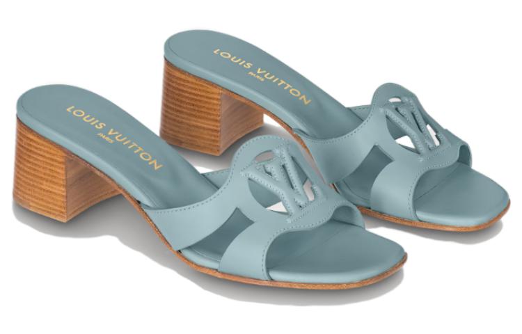 Lookbook (W) Sandalias Louis Vuitton Isola 45mm 'Teal' 1ABYSE