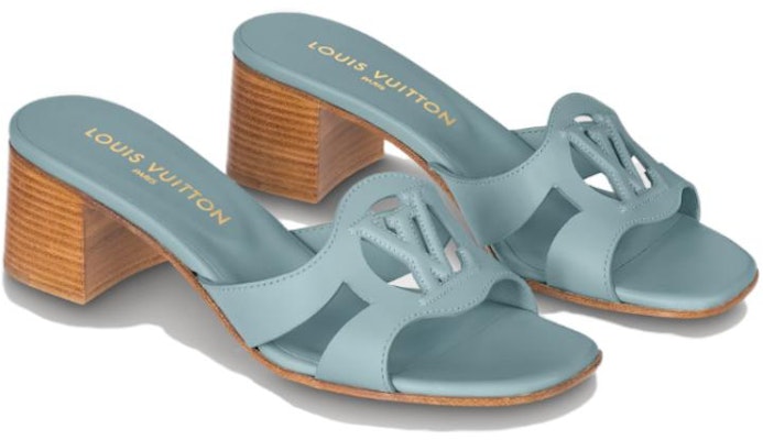 (Women) Louis Vuitton Isola 45mm Sandals 'Teal' 1ABYSE Lookbook (Women) Louis Vuitton Isola 45mm Sandals 'Teal' 1ABYSE