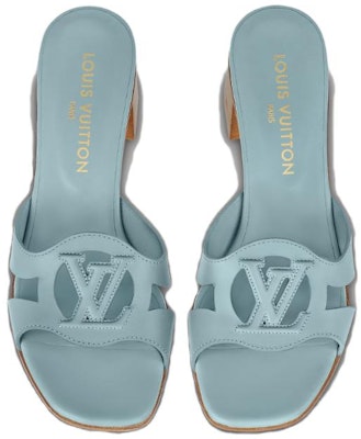 (Women) Louis Vuitton Isola 45mm Sandals 'Teal' 1ABYSE Shop (Women) Louis Vuitton Isola 45mm Sandals 'Teal' 1ABYSE