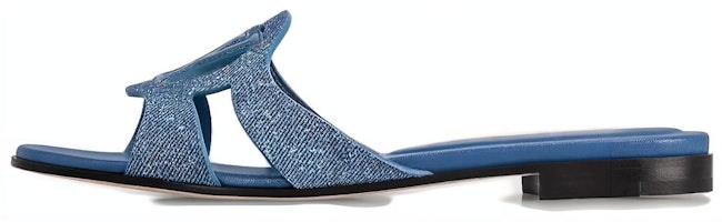(Women) Louis Vuitton Isola 'Blue Leather Slide' 1ACAAX (Women) Louis Vuitton Isola 'Blue Leather Slide' 1ACAAX