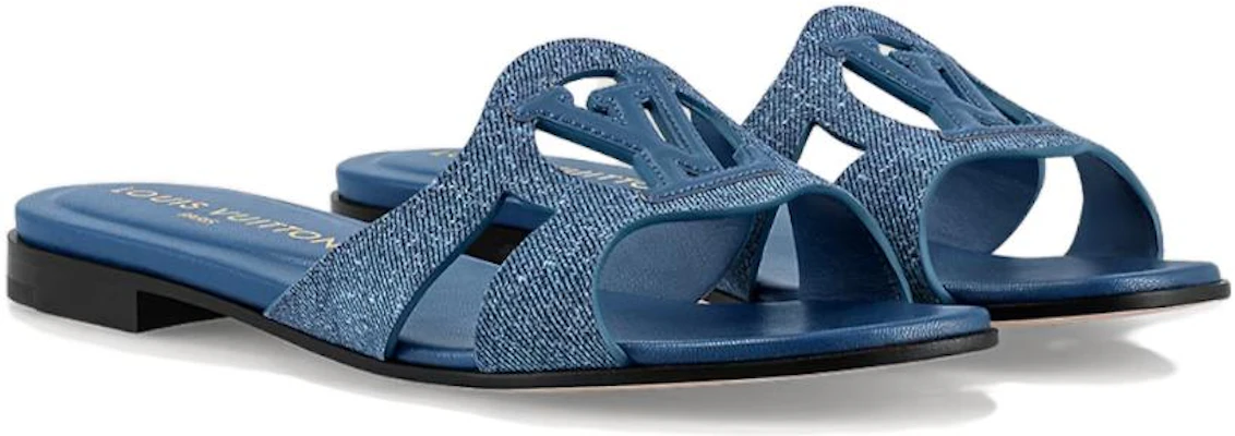 (W) Louis Vuitton Isola 'Sandalia de Piel Azul' 1ACAAX Lookbook (W) Louis Vuitton Isola 'Sandalia de Piel Azul' 1ACAAX