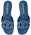 (W) Louis Vuitton Isola 'Selipar Kulit Biru' 1ACAAX