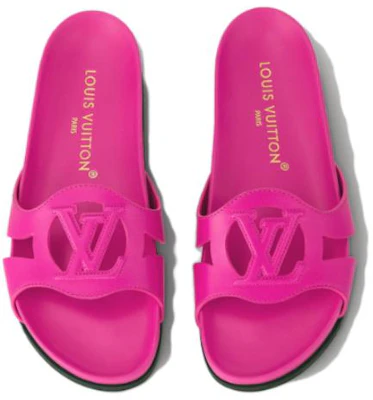 Louis Vuitton Isola 皮革 舒適簡約 一字拖鞋 女款 紅色 Shop Louis Vuitton Isola 皮革 舒適簡約 一字拖鞋 女款 紅色