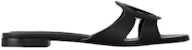 (W) Louis Vuitton Isola Flat Mule 'Kulit Hitam' 1ABOZX