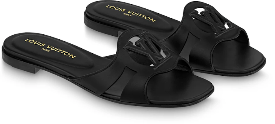 (W) Louis Vuitton Isola Flat Mule 'Cuero Negro' 1ABOZX Shop (W) Louis Vuitton Isola Flat Mule 'Cuero Negro' 1ABOZX