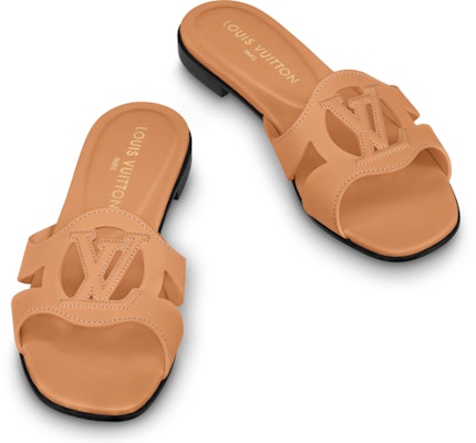 (Women) Louis Vuitton Isola Flat Mule 'Brown Leather' 1ABP0V Lookbook (Women) Louis Vuitton Isola Flat Mule 'Brown Leather' 1ABP0V
