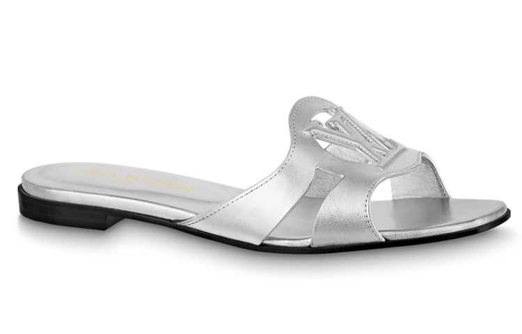 Order (W) Louis Vuitton Isola Flat Mule 'Cuero Plateado' 1ABQK0