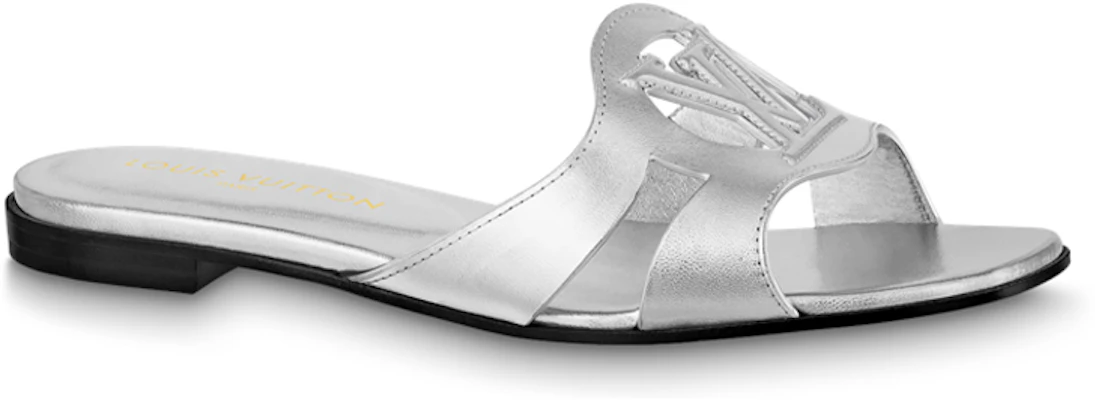 (W) Louis Vuitton Isola Flat Mule 'Cuero Plateado' 1ABQK0 Order (W) Louis Vuitton Isola Flat Mule 'Cuero Plateado' 1ABQK0