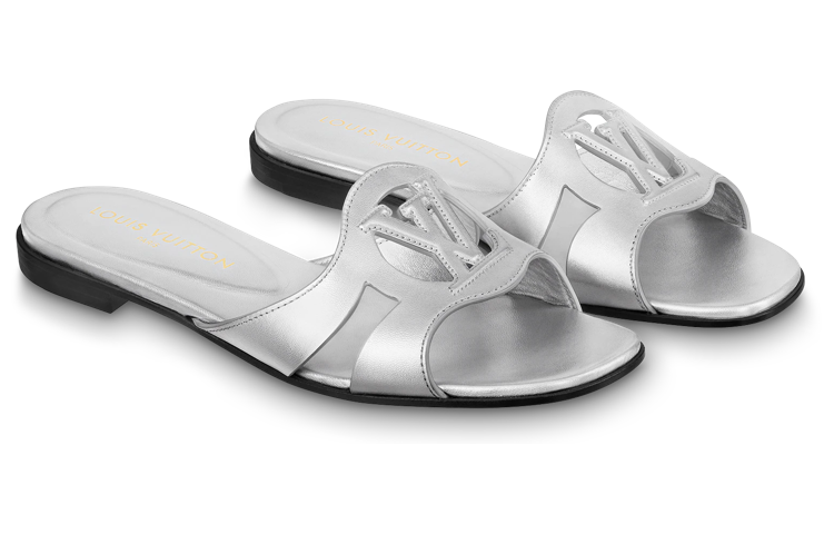 Lookbook (W) Louis Vuitton Isola Flat Mule 'Cuero Plateado' 1ABQK0