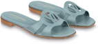 Lookbook (W) Louis Vuitton Isola Flat Slide 'Kulit Biru' 1ABXPD