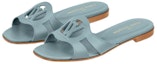Shop (W) Louis Vuitton Isola Flat Slide 'Kulit Biru' 1ABXPD