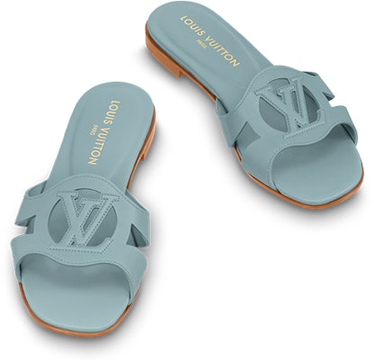 (Women) Louis Vuitton Isola Flat Slide 'Blue Leather' 1ABXPD Purchase (Women) Louis Vuitton Isola Flat Slide 'Blue Leather' 1ABXPD
