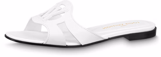 (Women) Louis Vuitton Isola Leather Flat Mule 'White' 1ABOZ3 (Women) Louis Vuitton Isola Leather Flat Mule 'White' 1ABOZ3