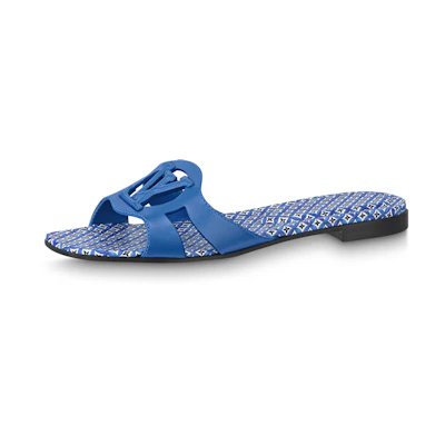 (W) LV Isola Mule 'Blue Leather'