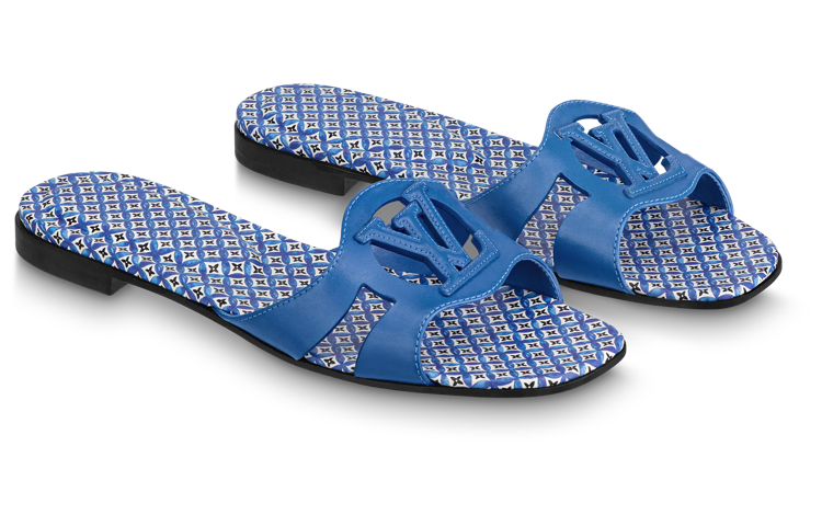 Lookbook (W) Louis Vuitton Isola Mule 'Cuero Azul' 1ABU3Q