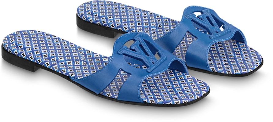 (Women) Louis Vuitton Isola Mule 'Blue Leather' 1ABU3Q Lookbook (Women) Louis Vuitton Isola Mule 'Blue Leather' 1ABU3Q