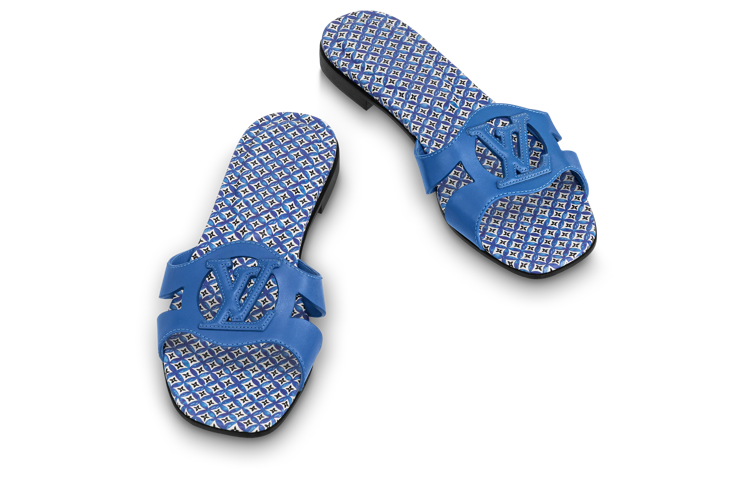 Shop (W) Louis Vuitton Isola Mule 'Cuero Azul' 1ABU3Q