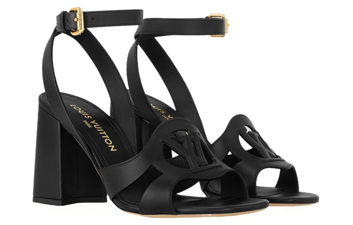 Lookbook (W) Sandalias Louis Vuitton Isola 'Negro Confort Moda' 1ACKL8