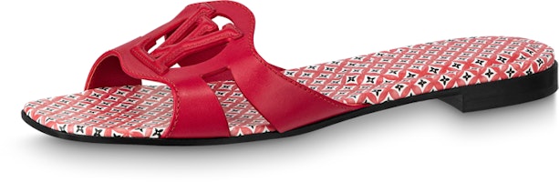 (Women) Louis Vuitton Isola Sandal 'Red Leather' 1ABU4G (Women) Louis Vuitton Isola Sandal 'Red Leather' 1ABU4G
