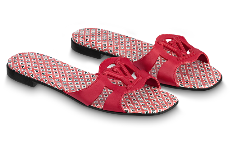 Lookbook (W) 路易威登 伊索拉凉鞋 '红色皮革' 1ABU4G